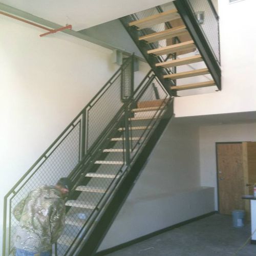 Condo stairs and rails. 2013