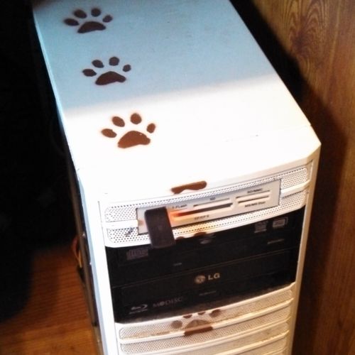 This is my pc.  I hated all the black cases so I r