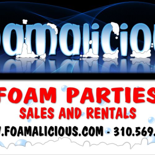 Foamalicious Sales, booking and rentals!