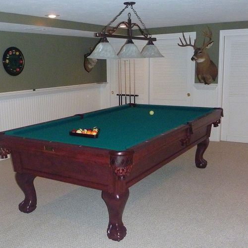Canada Billiards Banff, one of over forty new tabl