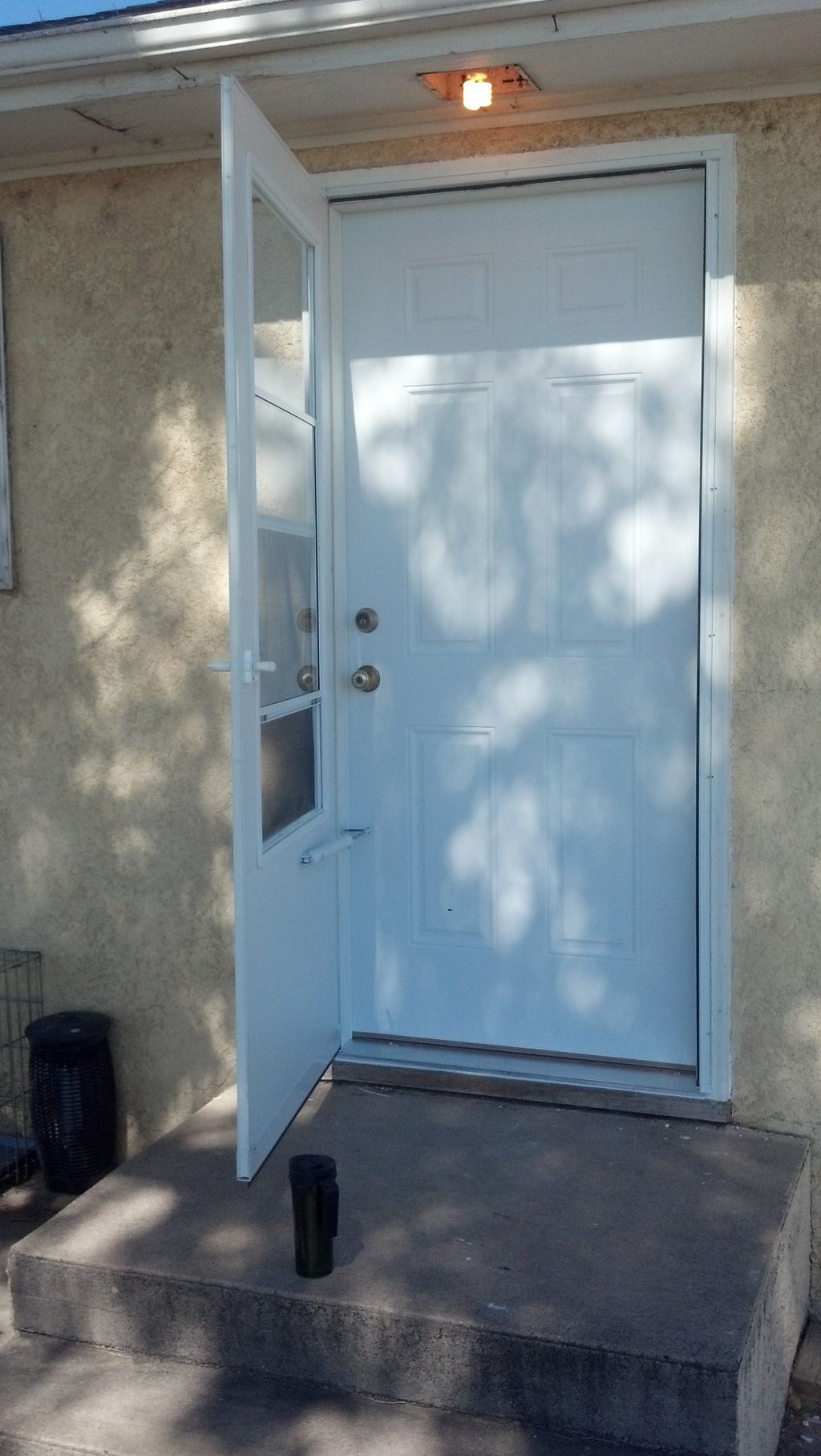 One of the hundreds of door and storm door replace