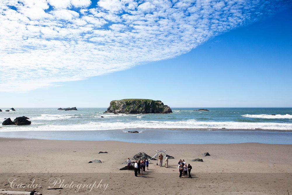 Bandon Oregon Beach wedding
