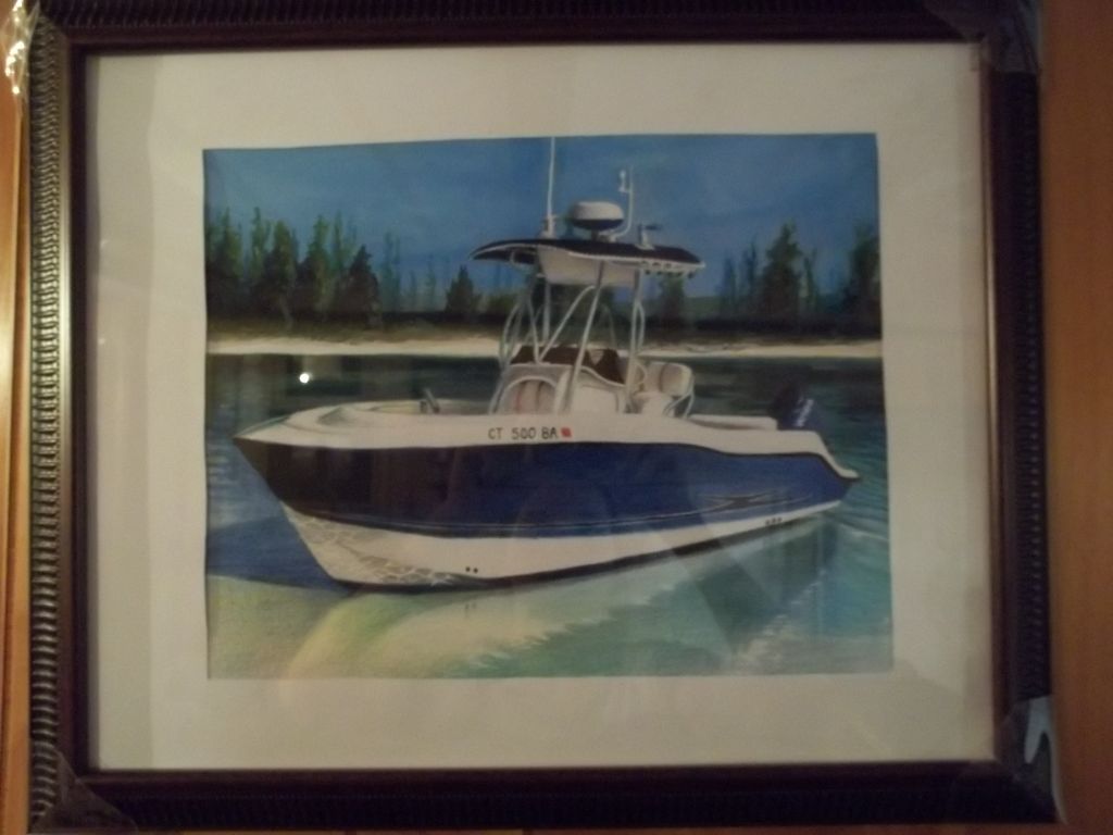 This is a multi media painting I did for a client 