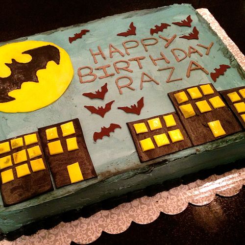 Custom Batman Cake