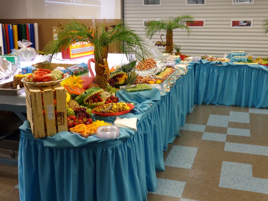 Floridian fruit & dessert buffet for 200