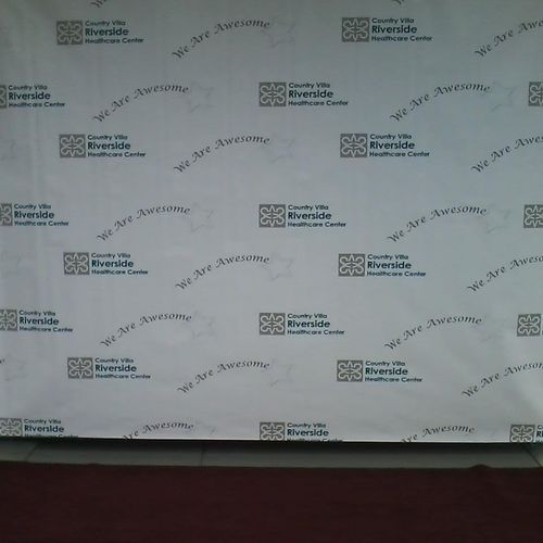 Step and Repeat Banner for red carpet events
