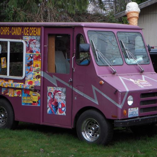 A Fun Times Ice Cream truck.