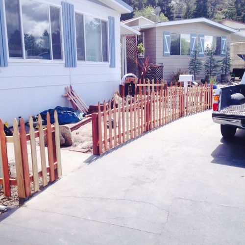 Picket Fence:
After