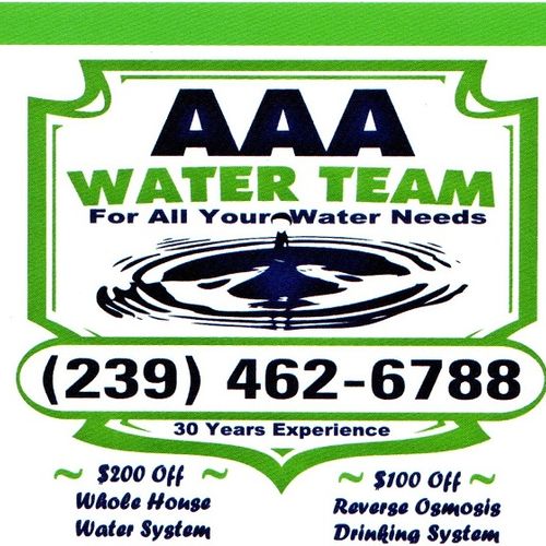 We will fix your water GAURANTEED!