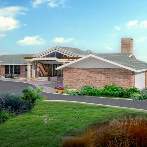 3D rendering of a Residential House