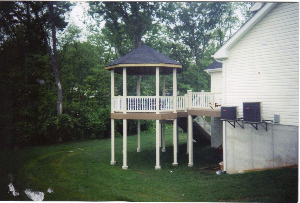 Deck with attached Gazebo