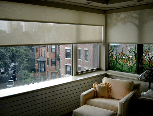 Roller shades - 5% transparency. View, plus privac