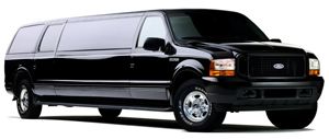 Excursion limo capable of holding up to 22 passeng
