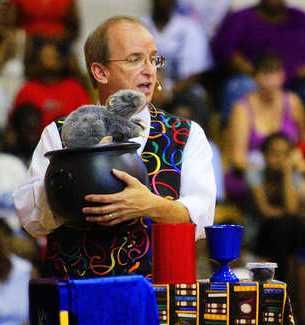 Upon request, I can include hilarious puppets in t