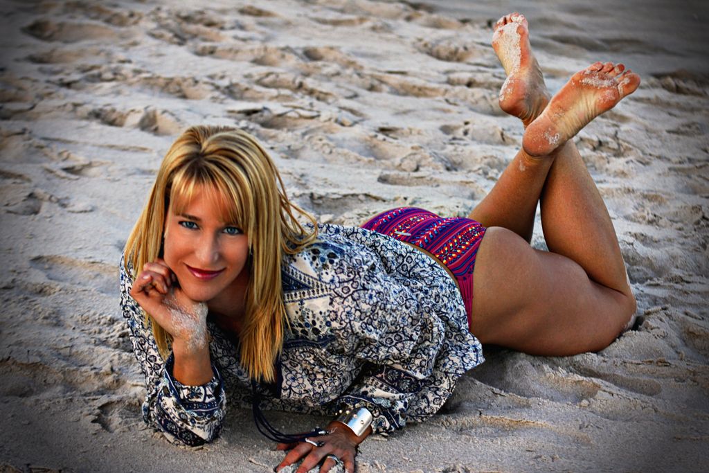 fitness modeling shot