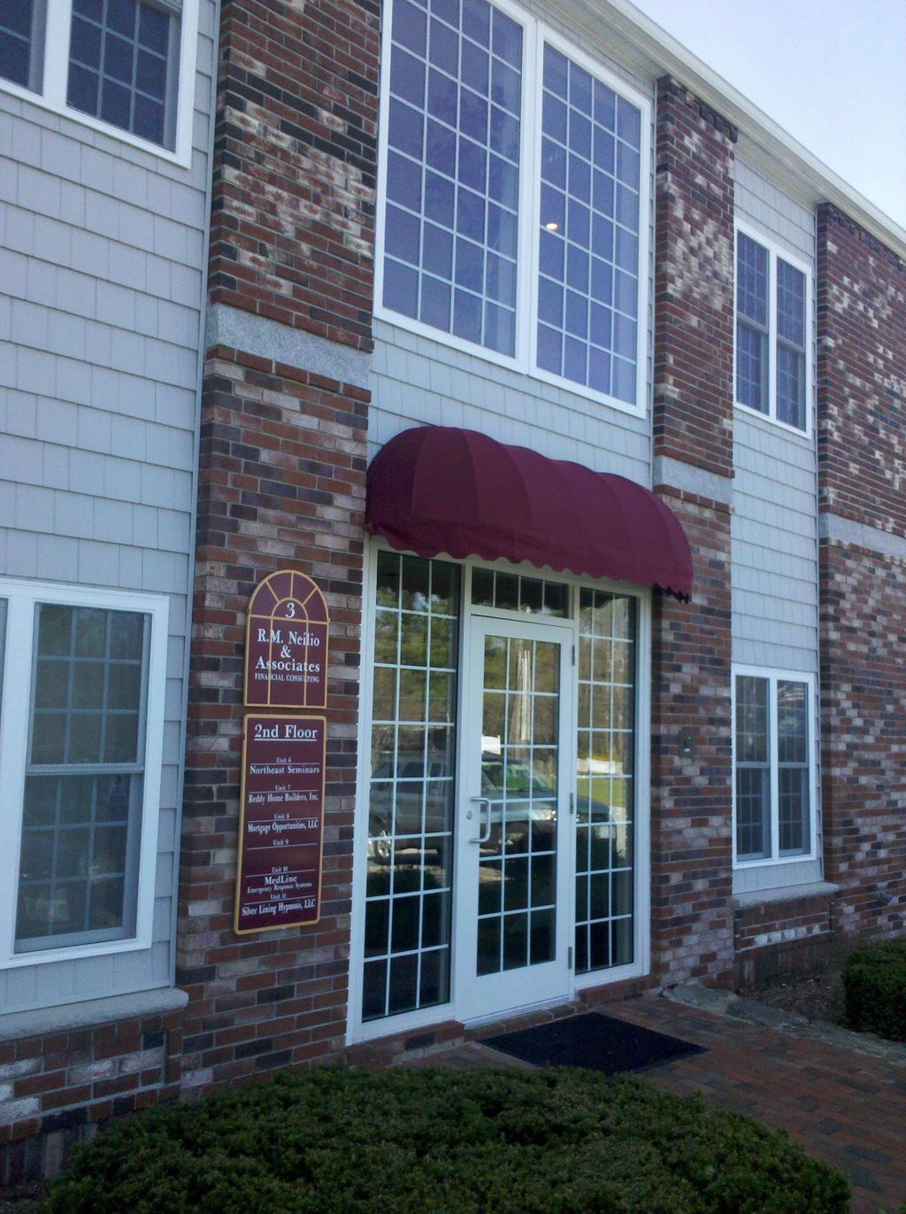 Enter through main doors, second floor, Suite #11
