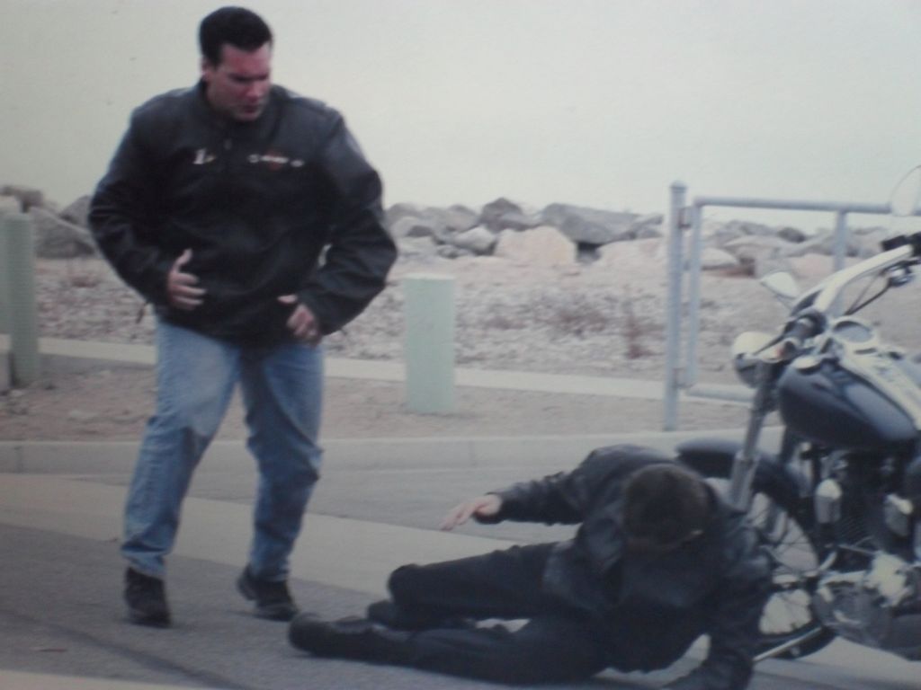 Lee Lollio as Travis Russo in action in the titled