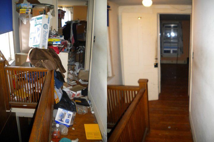 Extra Large Hoarding Job Job before and afters