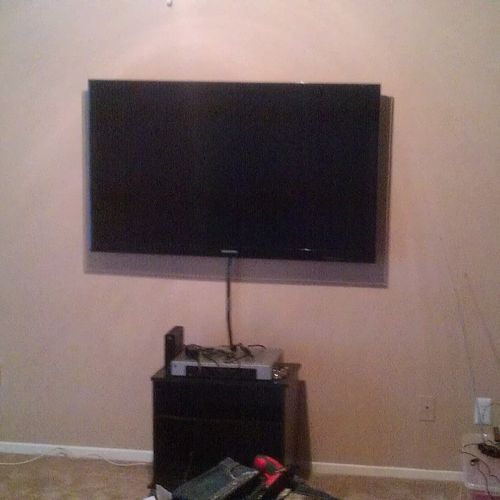 Television mounting services.