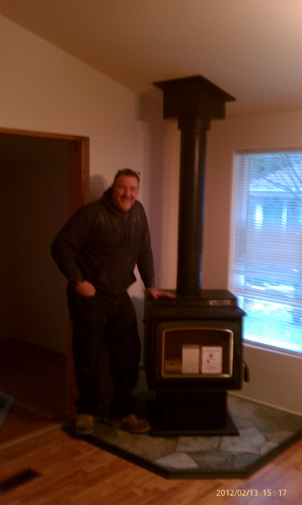 Wood stove installation - lennox grandveiw