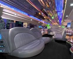 Interior of one of our limos
