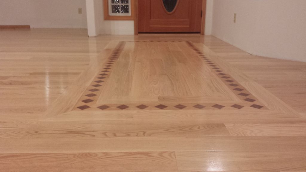 A custom inlay that we installed into a previously