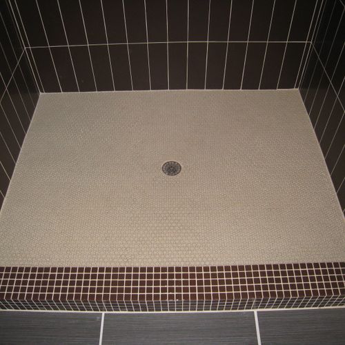 Shower tiling