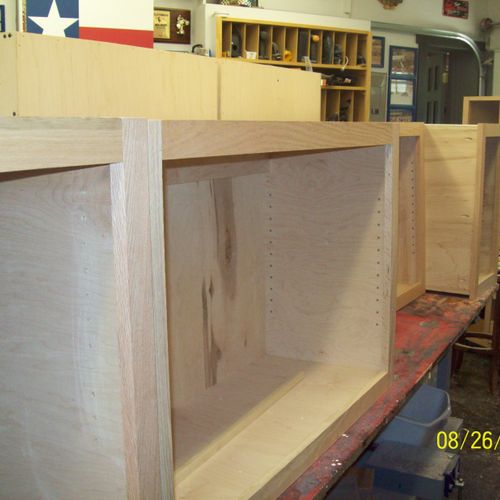 Lower and upper cabinet custom size.