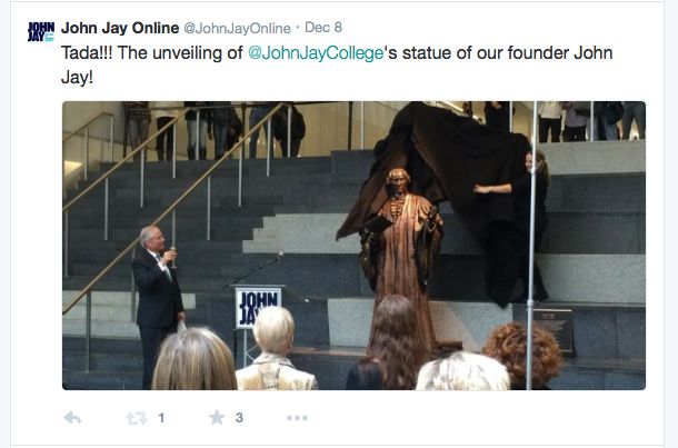 Example of organic Twitter post.