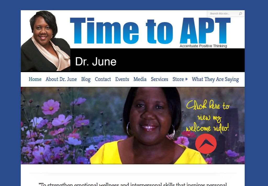 Dr. June Hall Website Design