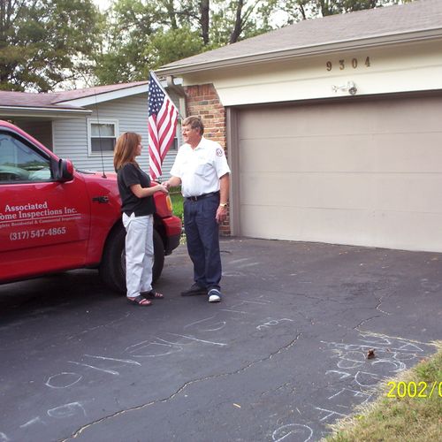 Inspection of driveways, garage or carports.