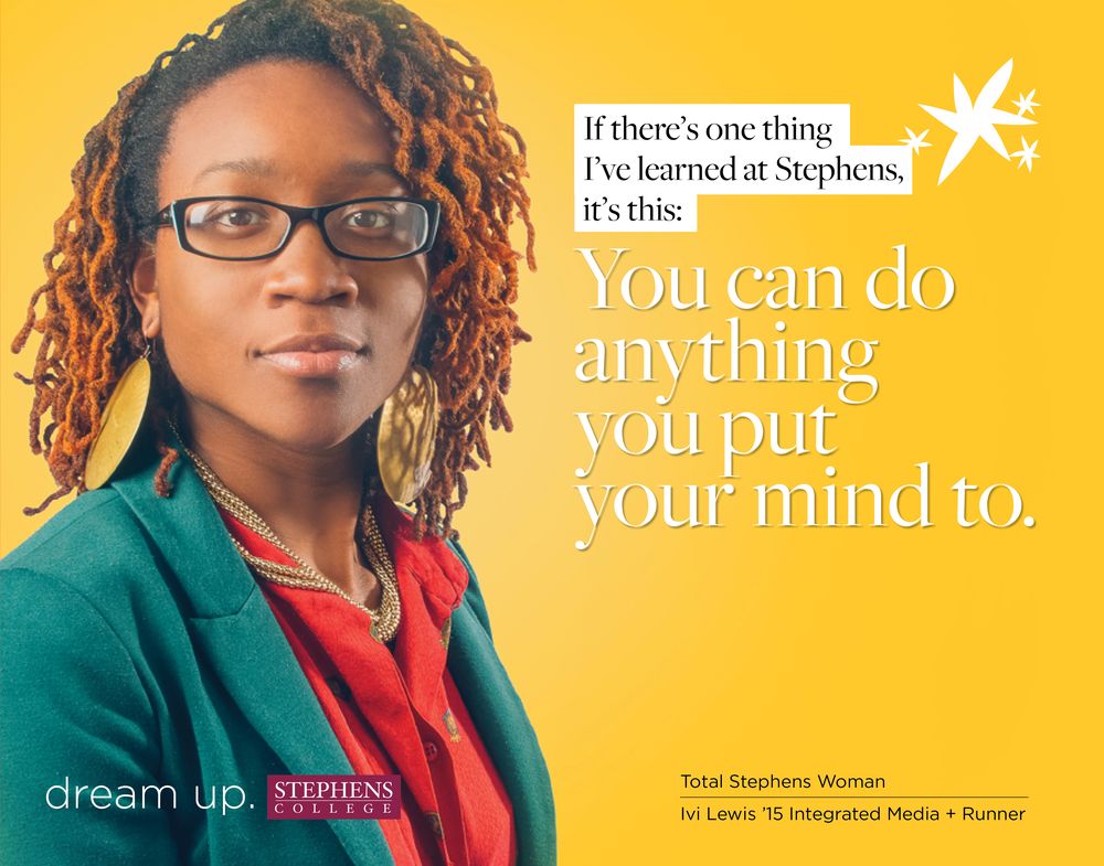 Rebranding execution for Stephens College. I handl