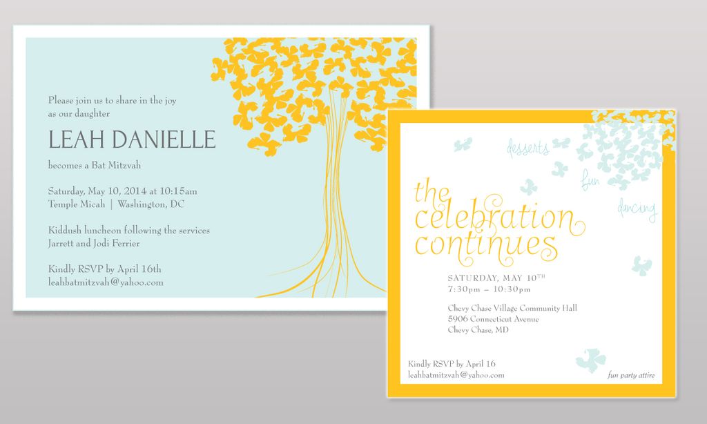 Invitation design