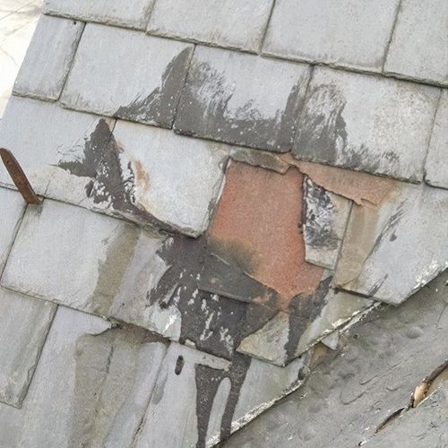 this is not how you repair slate
