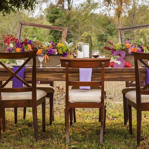 Our farm table rentals are here!  These beautiful 