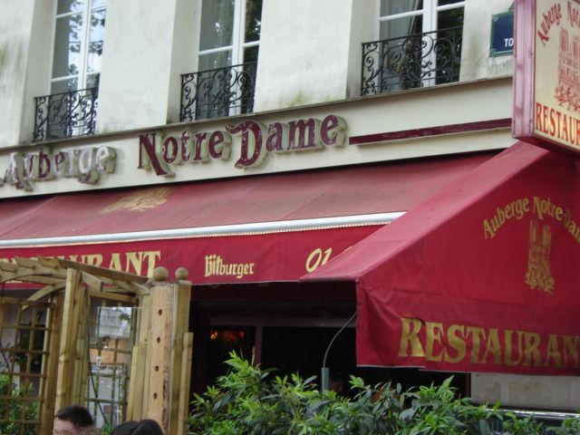 L'auberge Notre Dame-Paris