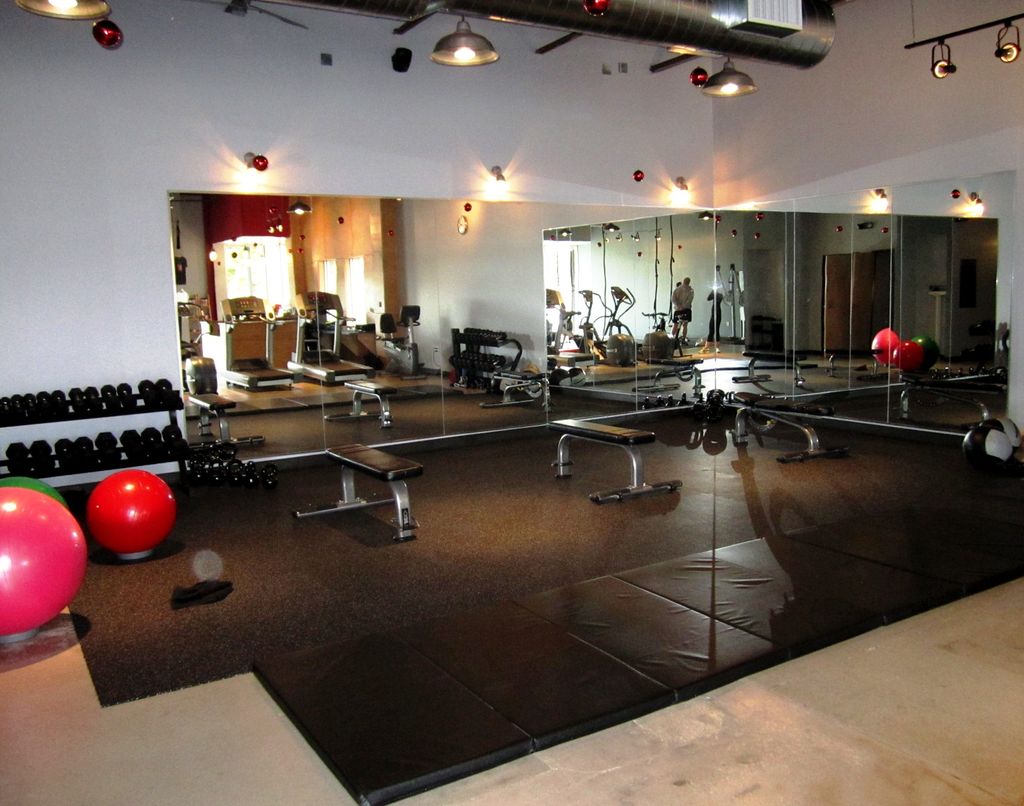free weight area
