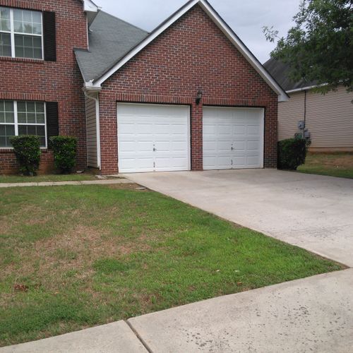 Basic residential lawn front and back yard package