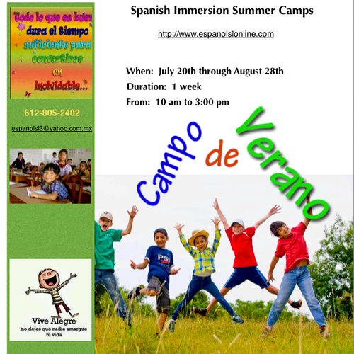 Spanish immersion summer camps 2015