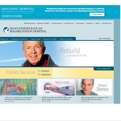 Spaulding Hospital Website
