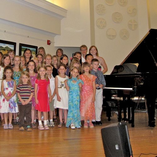 My students at the 2012 recital.
