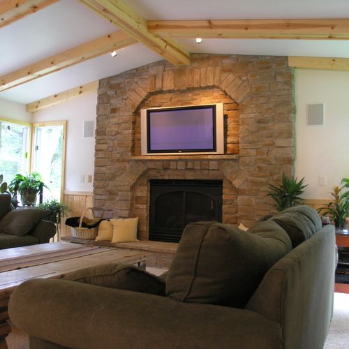 Residential Fireplace Mount