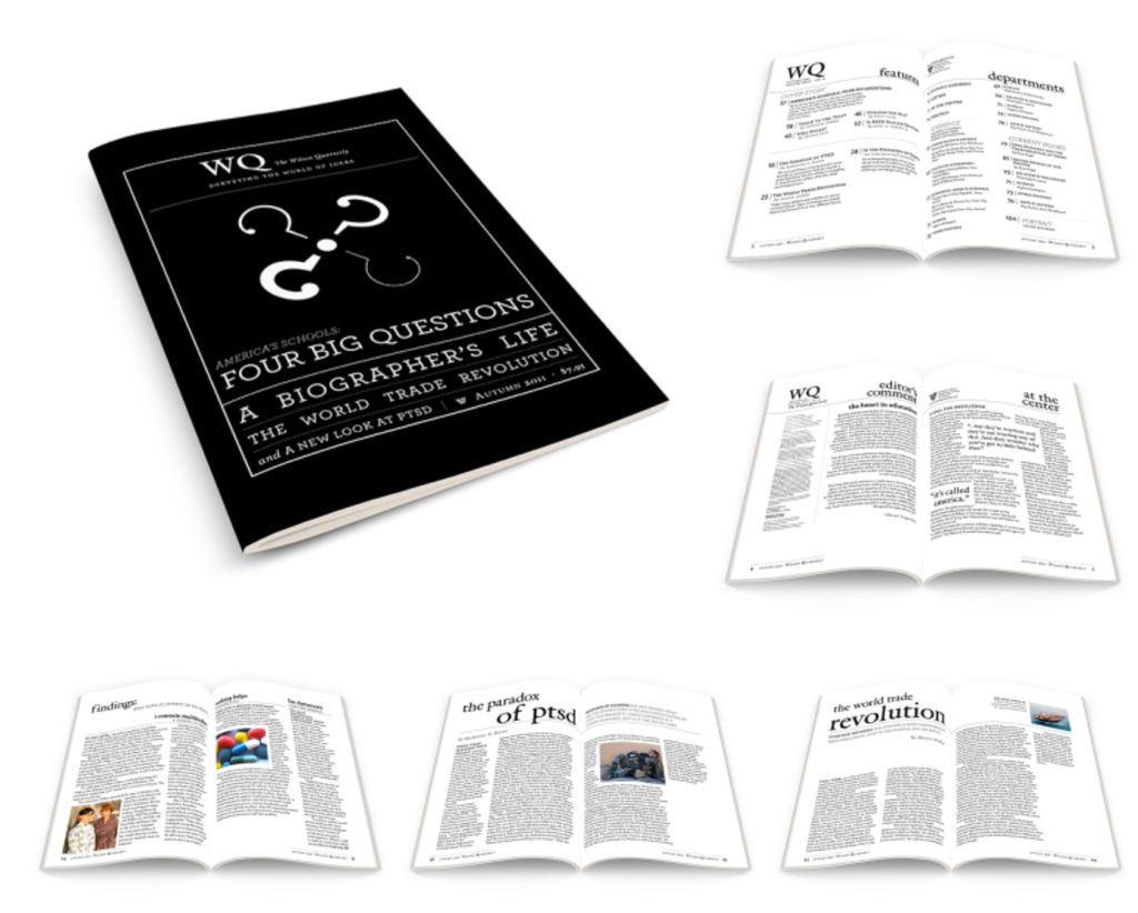 Wilson Quarterly Journal Design