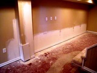 Drywall repaired.