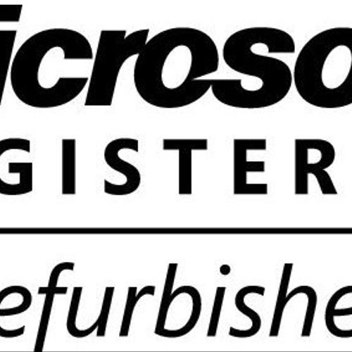 We are a registered Microsoft Refurbisher.