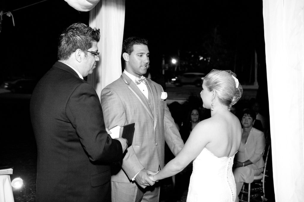 Outdoor wedding in Coconut Grove