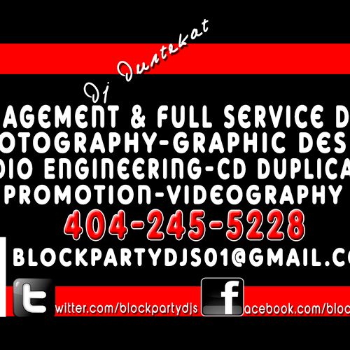 Contact BlockPartyDJ's for your next event.