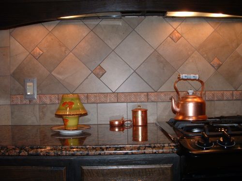 Custom Ceramic Backsplash