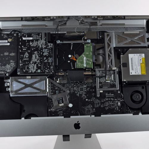 What your iMac looks like on the inside.  Ask us a