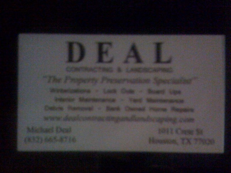 Deal Contracting & Landscaping
